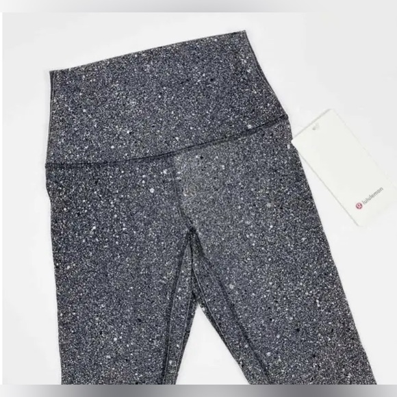 Lululemon Luminesce Splatter Ice Grey Align Leggings - Picture 6 of 6